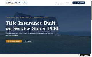 Liberty Abstract Inc website