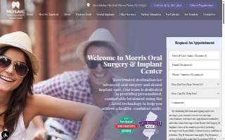Morris Oral Surgery & Implant Center website