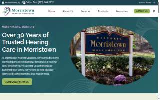 Morristown Hearing Solutions of Glen Rock website