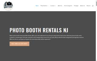 Photo Booth Rentals NJ of Morristown website