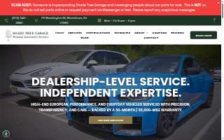 Shade Tree Garage website