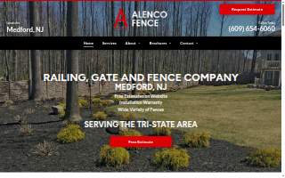 Alenco Fence & Lumber Corporation of Mount Holly website