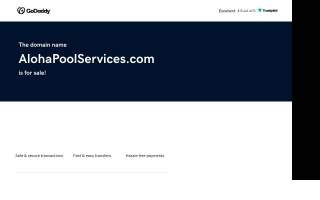 Aloha Pool & Spa Service of Mount Holly website