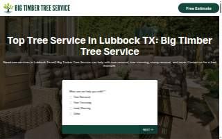 Big Timber Tree Service LLC website