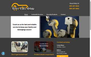 Byer Lock Shop of Mount Holly website