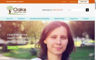 Oaks Integrated Care website
