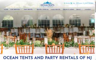 Ocean Tents & Party Rentals of Mount Holly website