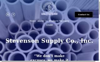 Stevenson Supply Co website
