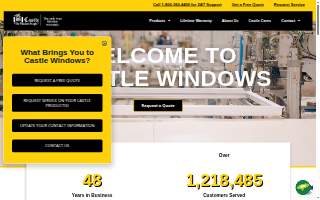 Castle Windows website
