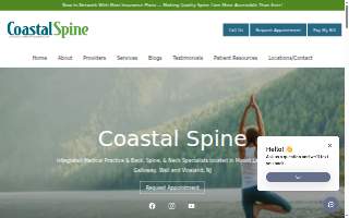 Coastal Spine website