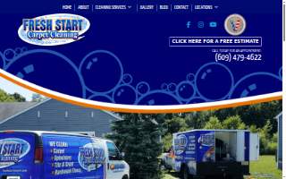 Fresh Start Carpet & Upholstery Cleaning website