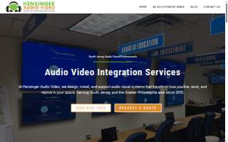 Hensinger Audio Video website