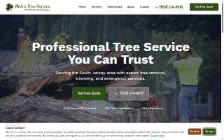 Melo's Tree Service of Moorestown website
