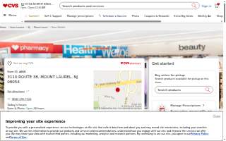 MinuteClinic at CVS of Mount Laurel website