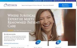 Optimum Oral Surgery & Dental Implants of Cherry Hill website