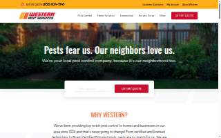 Western Pest Services - Pest Control of Mount Laurel website