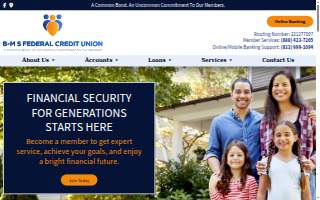 B-M S Federal Credit Union of New Brunswick website