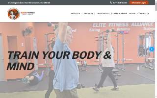 ELITE Fitness Alliance of New Brunswick website