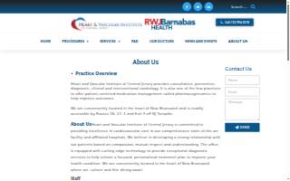 Heart and Vascular Institute of Central Jersey website