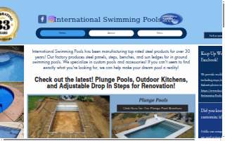 International Swimming Pools website