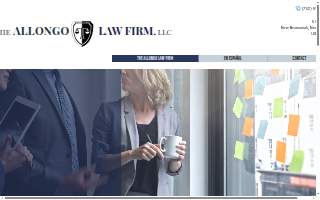 The Allongo Law Firm, LLC of New Brunswick website