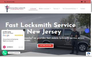 American Star Locksmith website