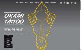 Okami Tattoo website