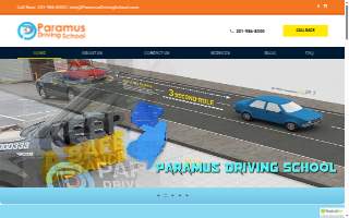 Paramus Driving School of New Milford website
