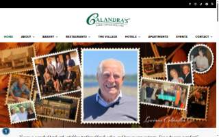 Calandra's Bakery website
