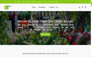 Jardin Flower Shop website