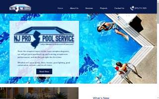 NJ Pro Pool Service website