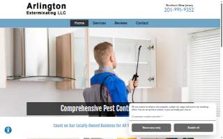 Arlington Exterminating website