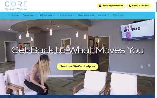 Core Medical & Wellness website