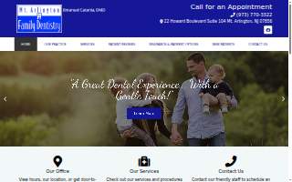 Mt Arlington Family Dentistry website