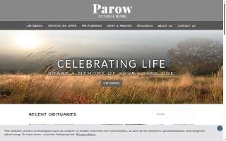 Parow Funeral Home website