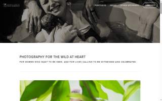 Sarah Ginder Photography website