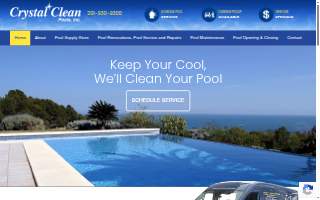Crystal Clean Pools Inc website