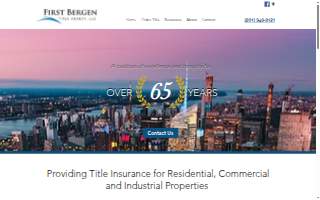 First Bergen Title Agency LLC website