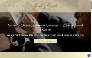 Joseph Z Konopka Funeral Home, LLC website
