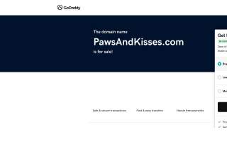 Paws & Kisses website