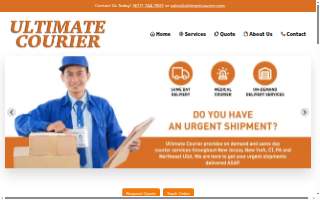 Ultimate Courier of North Bergen website