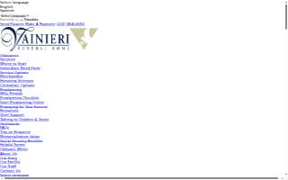 Vainieri Funeral Home of North Bergen website