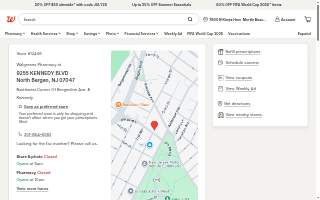 Walgreens Pharmacy website