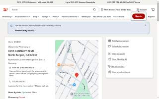 Walgreens website