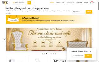 AYZ Rentals of North Brunswick website