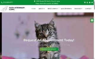 Faith Veterinary Clinic of North Brunswick website