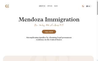 Mendoza Immigration of North Brunswick website