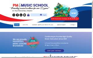 PM Music School of North Brunswick website
