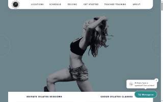 Pilates Movement Studio website