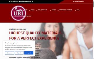 United Bedding & Sleep Products of North Plainfield website